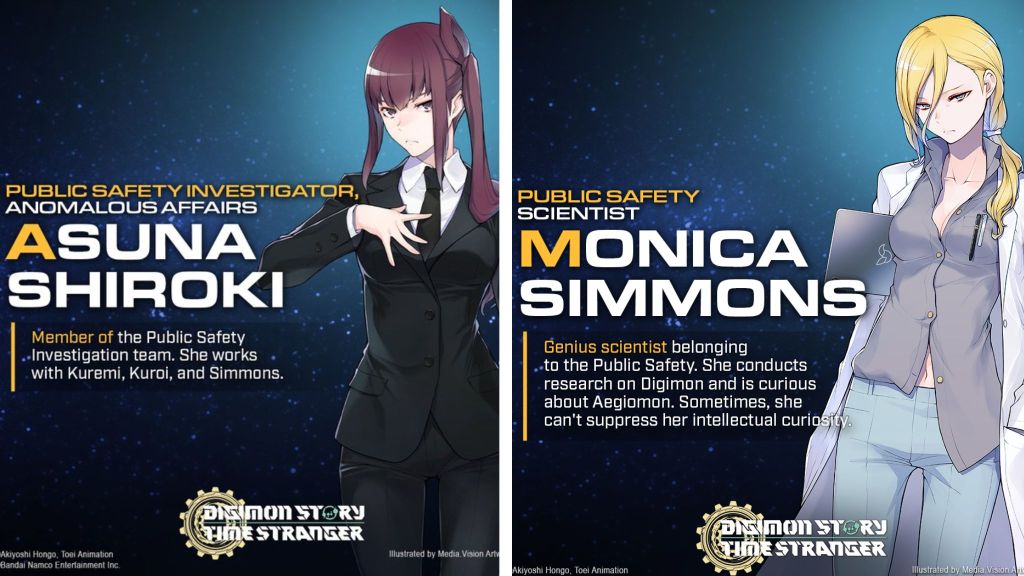 Digimon Story Time Stranger Character Reveals Pt 2