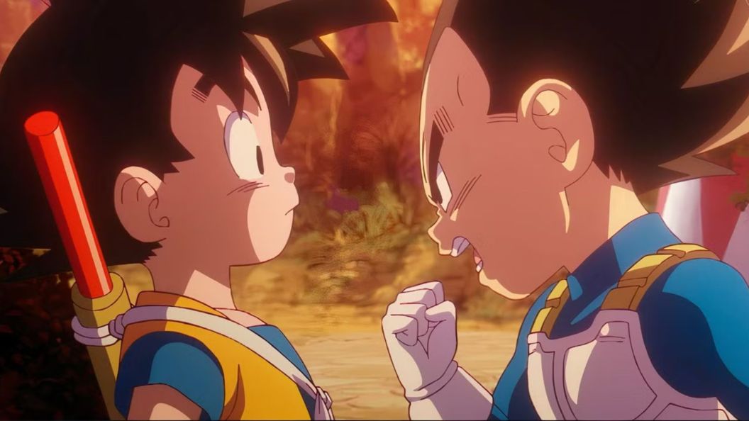Vegeta getting angry at Goku in Daima