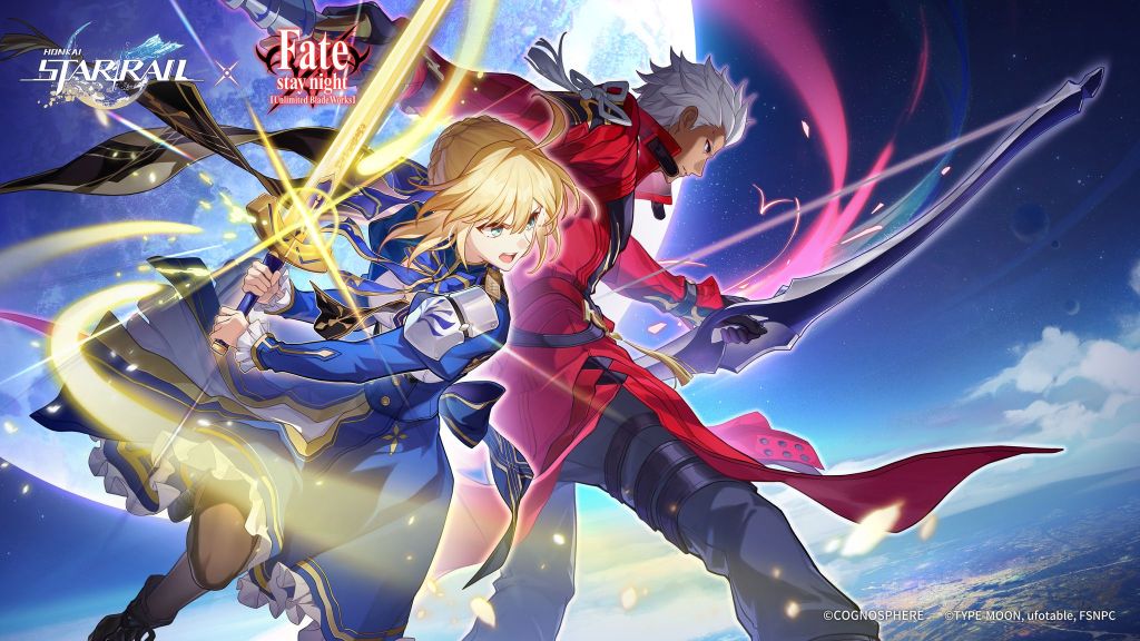 Honkai Star Rail Fate Stay Night Collab Key Art
