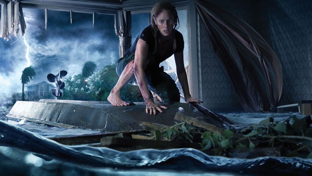 Kaya Scodelario in the poster for Alexandre Aja's Crawl