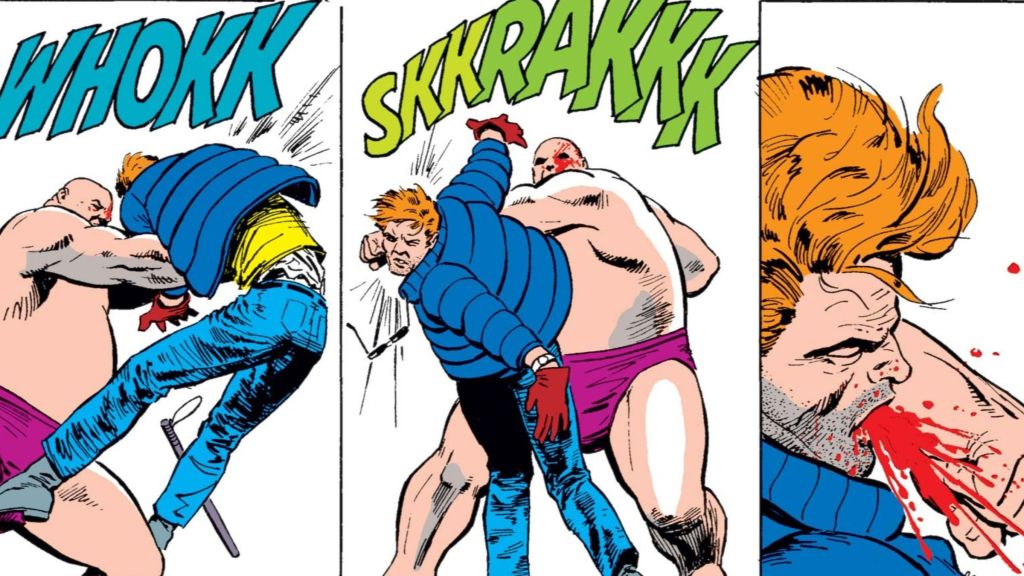 Kingpin beats up Matt Murdock