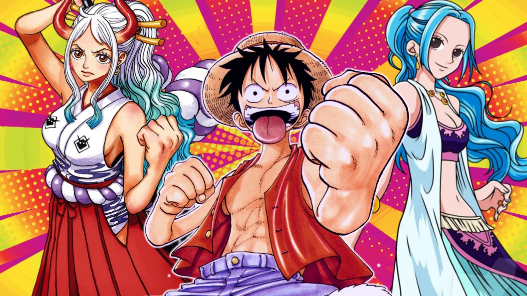 Luffy Yamato and Vivi from One Piece