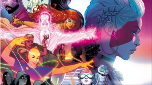 Persephone, Innana, Amaterasu, Dionysus, Baal, and Minerva from The Wicked + The Divine