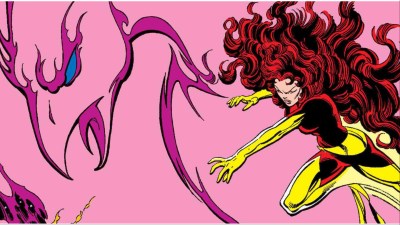Dark Phoenix eating a planet