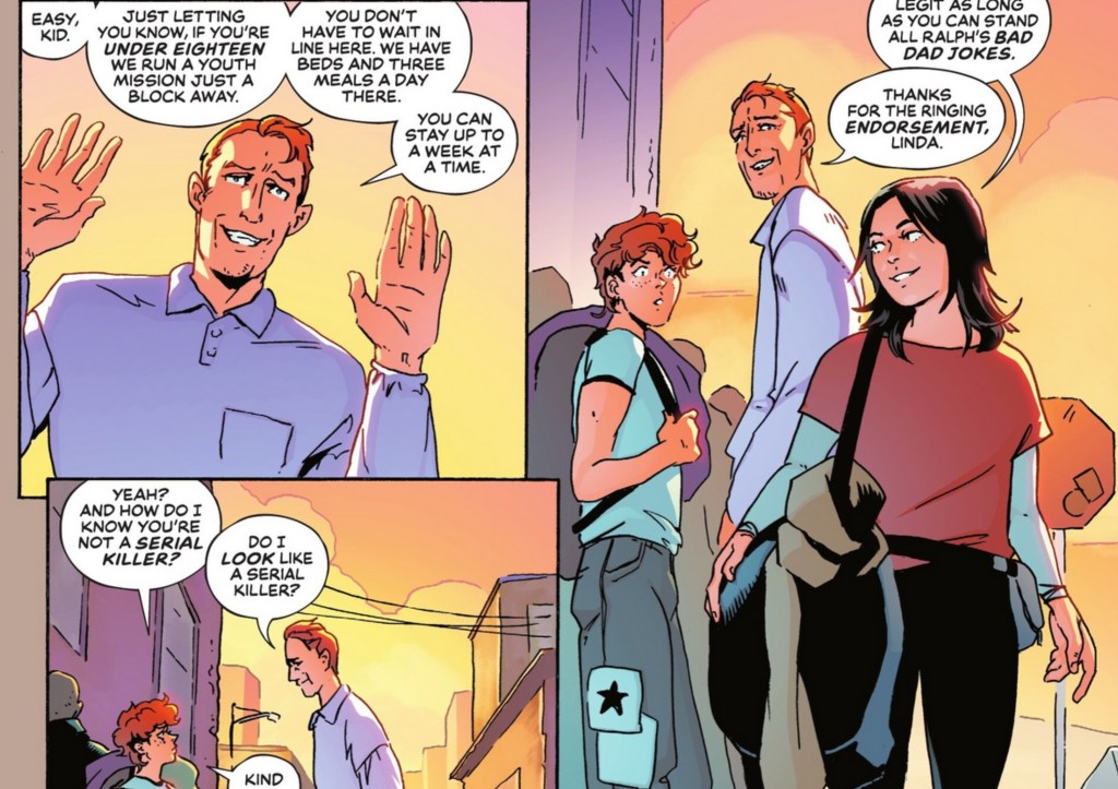 Absolute Wally West meets Ralph Dibney and Linda Park