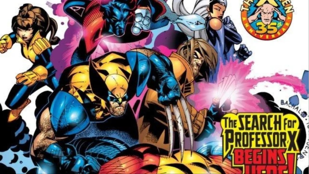 Kitty Pryd, Wolverine, Nightcrawler, Storm, and Colossus about to beat on someone