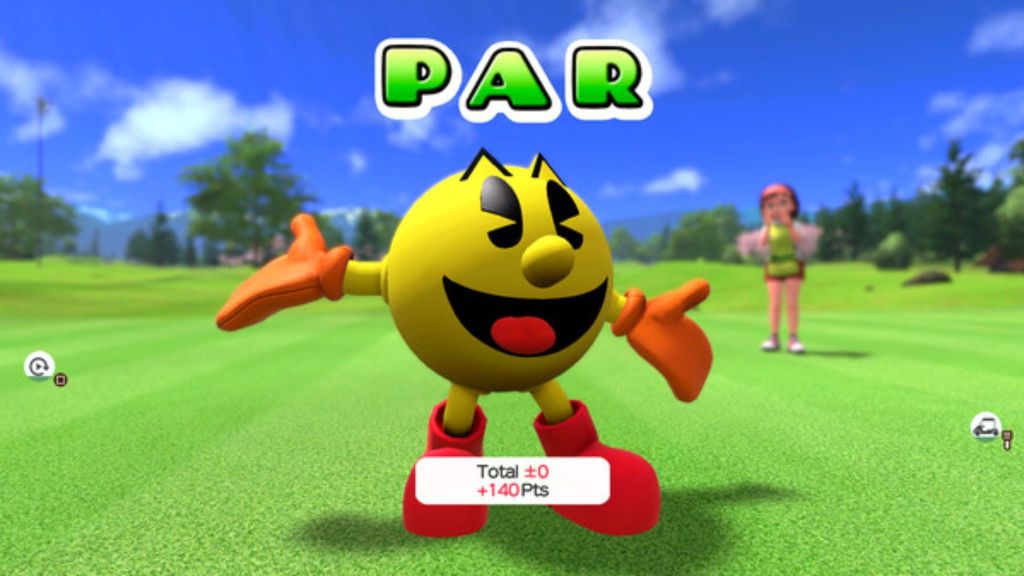 Pac-Man in Everybody's Golf Hot Shots