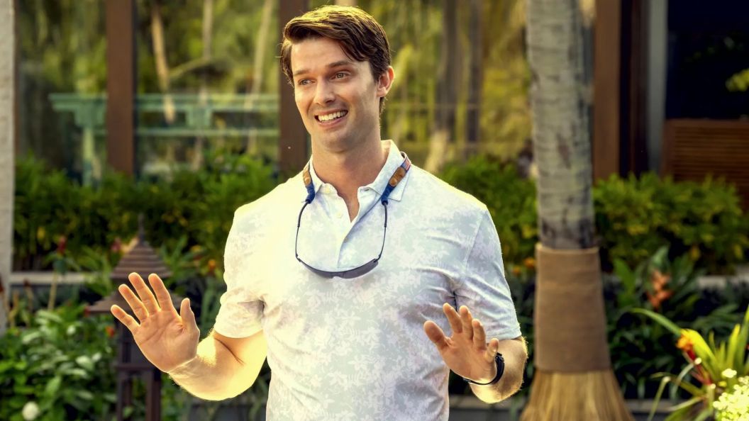 Patrick Schwarzenegger as Saxon Ratliff in Season 3 of The White Lotus