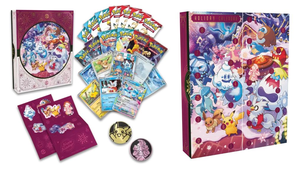 Pokemon TCG Holiday Calendar 2025 Preview
