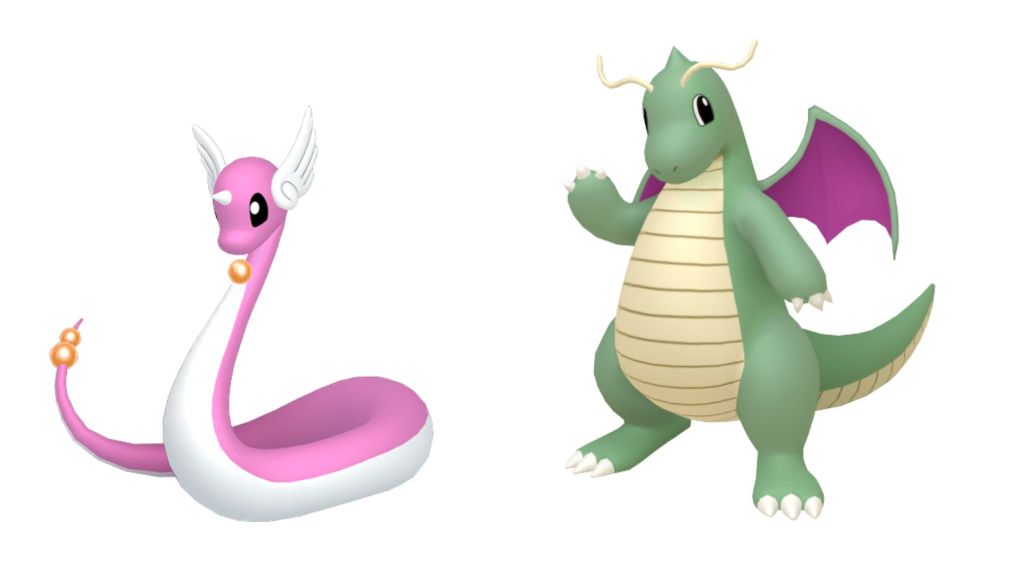 Shiny Dragonair vs Shiny Dragonite