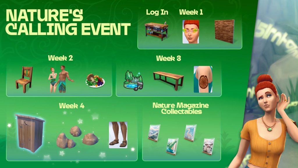 Sims 4 Nature's Calling Event Rewards