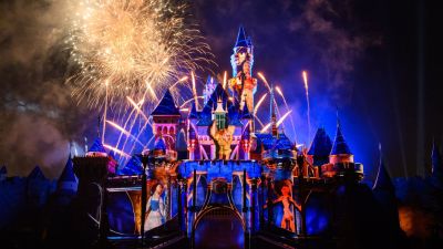 Sleeping Beauty Castle from Disneyland 70th Celebration