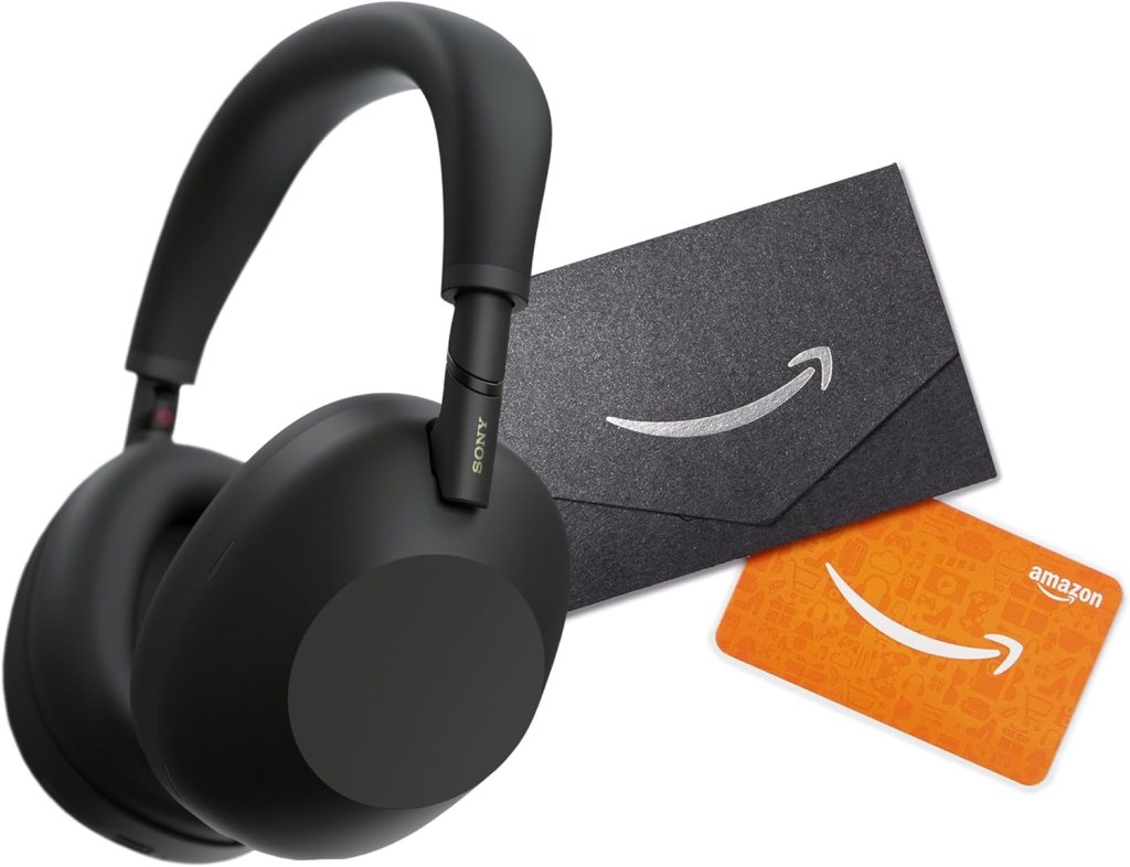 Sony WH-1000XM6 headphones with amazon gift card