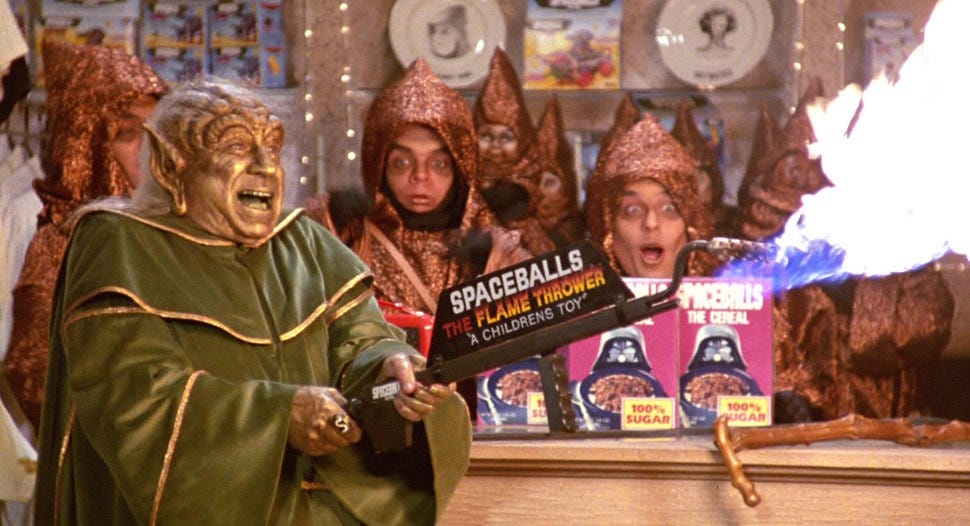 You Can Thank George Lucas for One Of Spaceballs’ Best Jokes