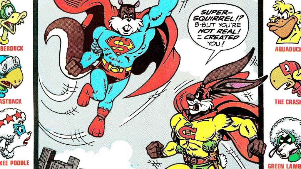 Super Squirel and Captain Carrot in DC Comics