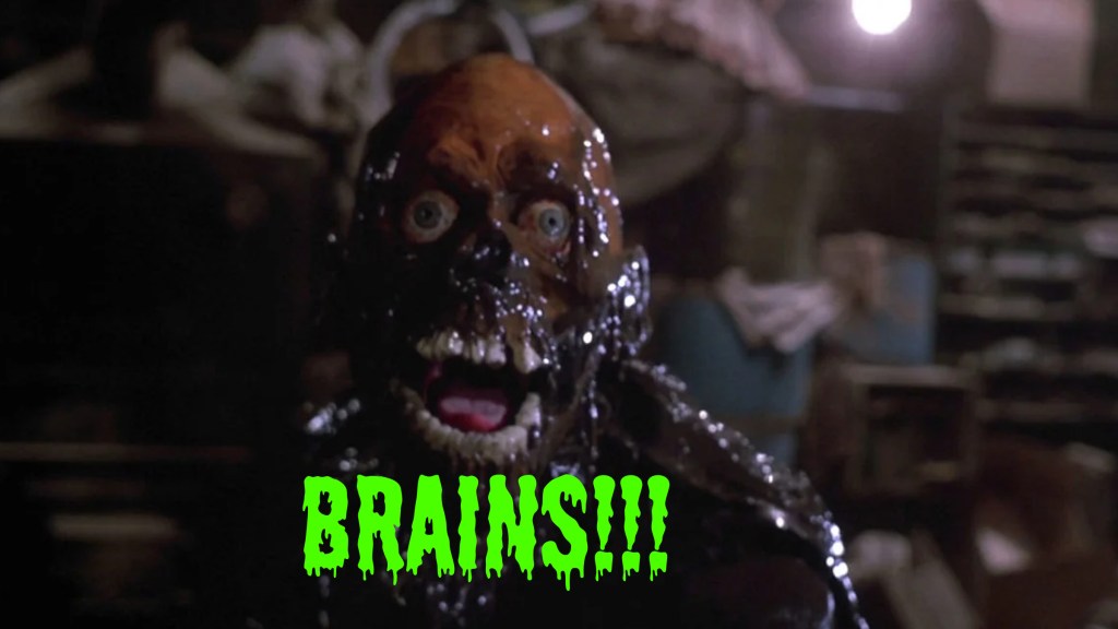 Tarman uttering "Brains!"