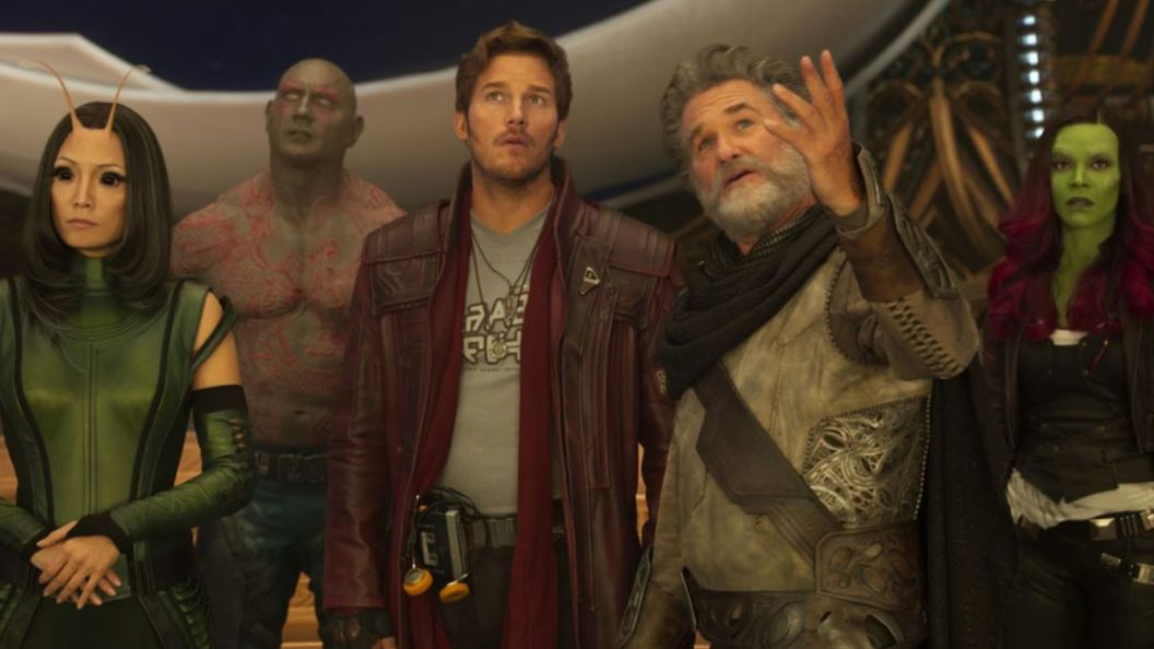 The cast of Guardians of the Galaxy Vol. 2