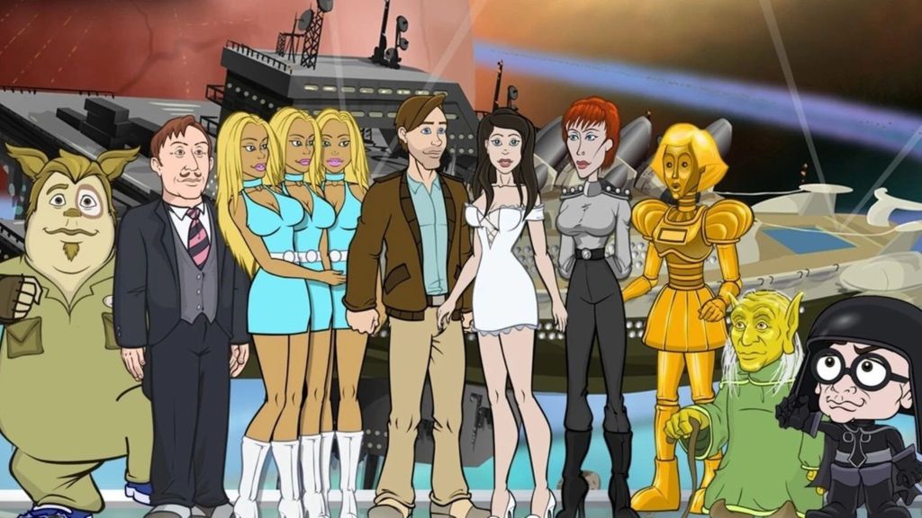 The cast of Spaceballs The Animated Series