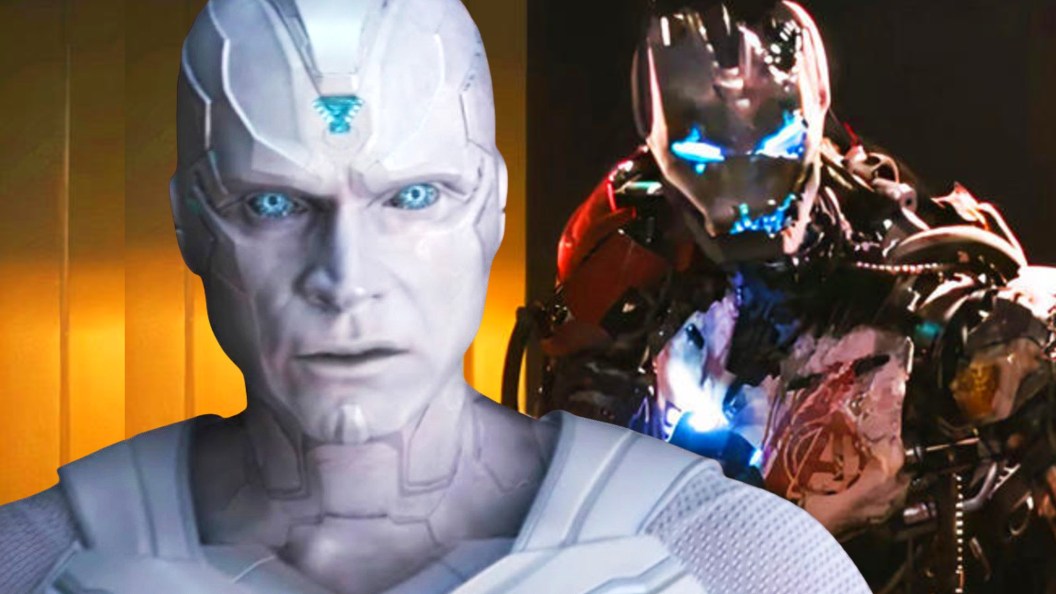 White Vision and Ultron