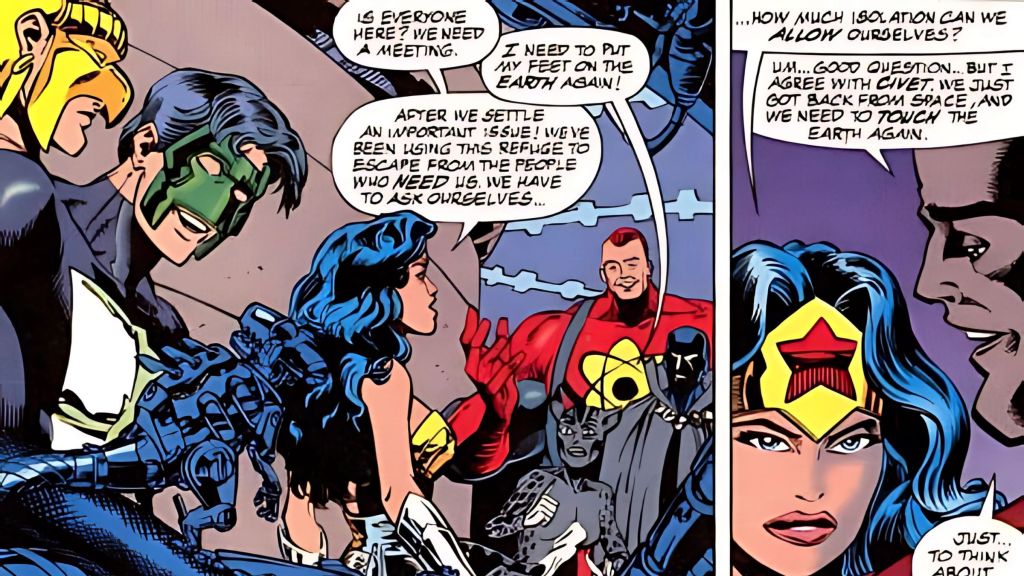 Wonder Woman breaks up Justice League