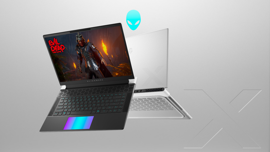 Alienware x16 R2 fron and back