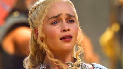 Emilia Clarke as Daenerys Targaryen in Game of Thrones