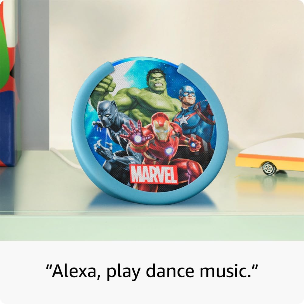 Echo pop kids with alexa command
