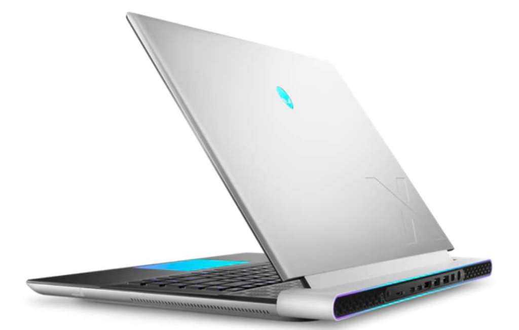 Alienware X16 R2 back side view
