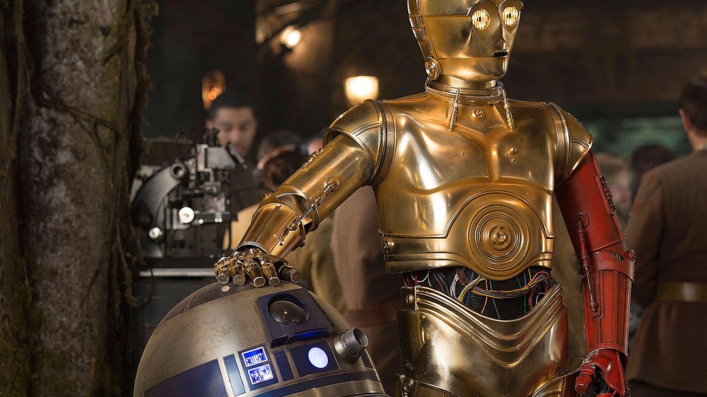 C-3PO and R2-D2 The Force Awakens