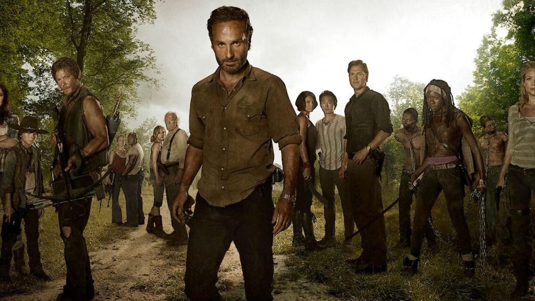 Characters from The Walking Dead.