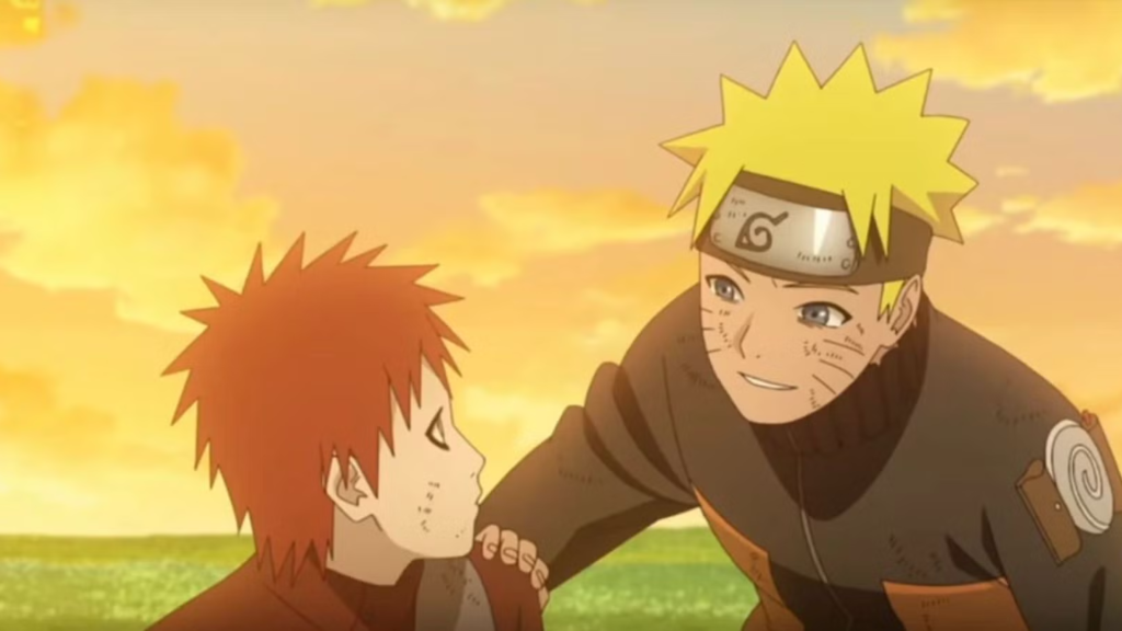 Naruto and Gaara friendship