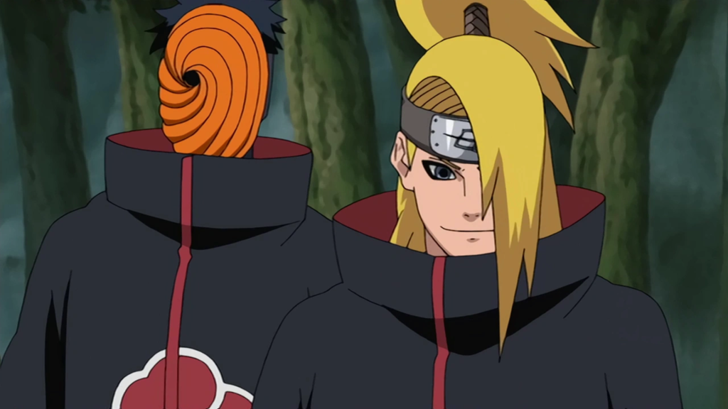 Deidara and Tobi in Naruto Shippuden friendship