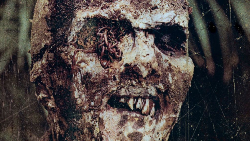A zombie in Zombi 2