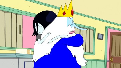 Marceline and Ice King Embracing