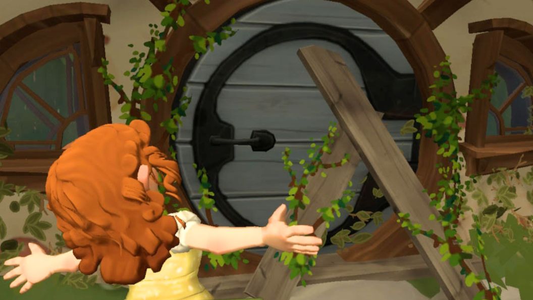 Boarded Front Door Tales of the Shire