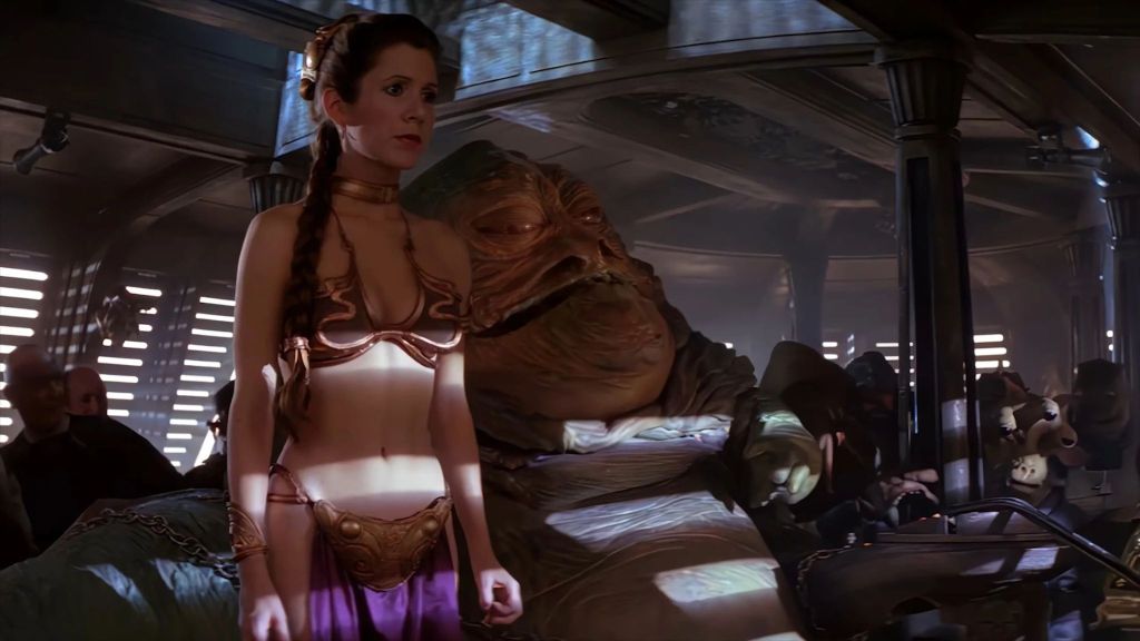 Princess Leia in Star Wars: Return of the Jedi
