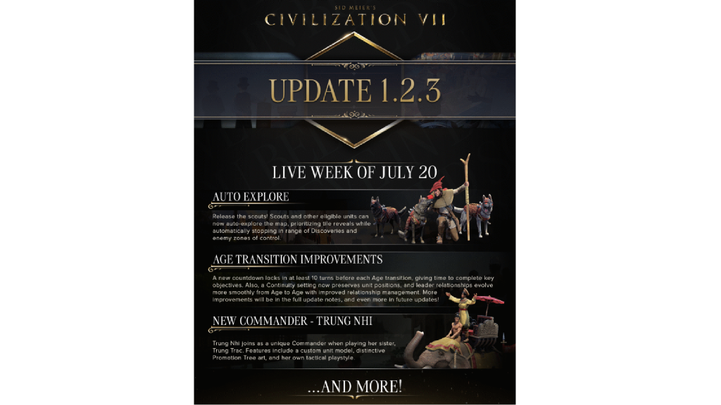 Civilization 7 Update 1.2.3 Preview