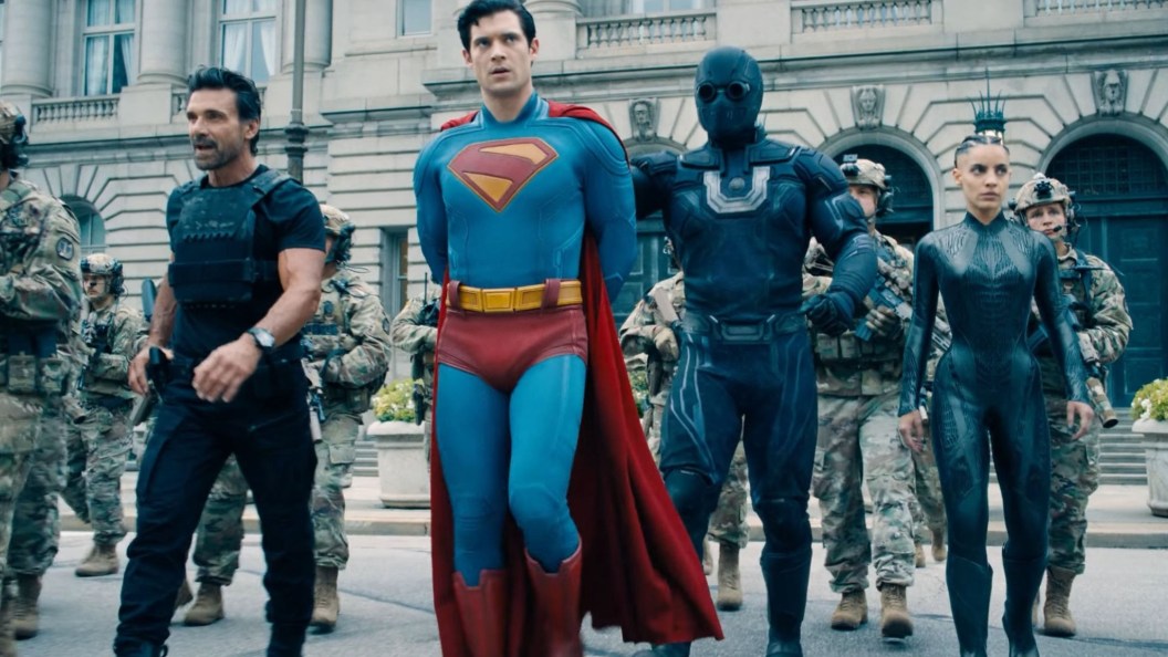 David Corenswet as Superman DCU James Gunn Ultraman Red Hood and the Outlaws