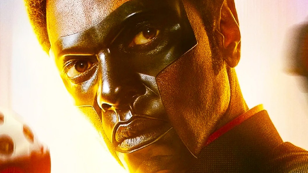 Edi Gathegi as Mister Terrific in a poster for Superman