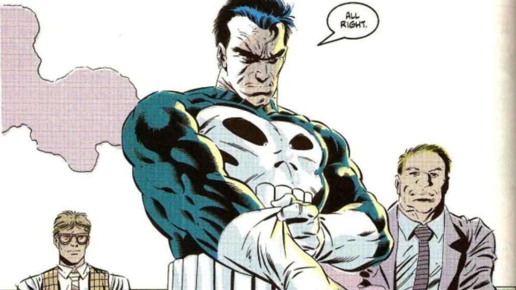 Frank Castle in The Punisher #1
