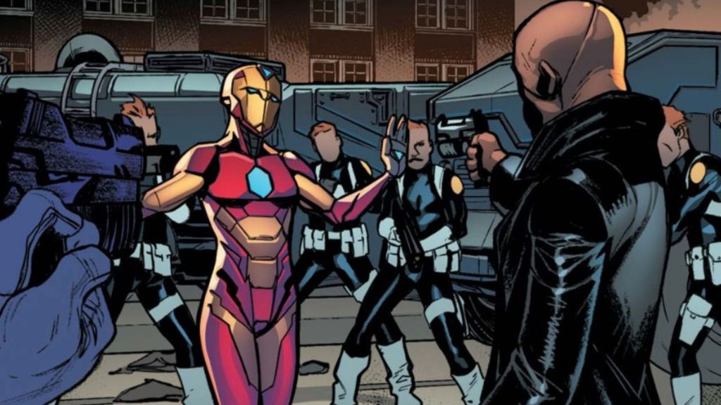 Ironheart with Nick Fury