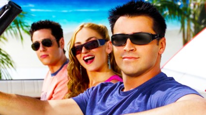 Joey and friends in the car in Joey spinoff