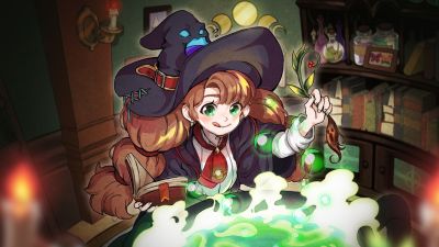 Little Witch in the Woods Key Art