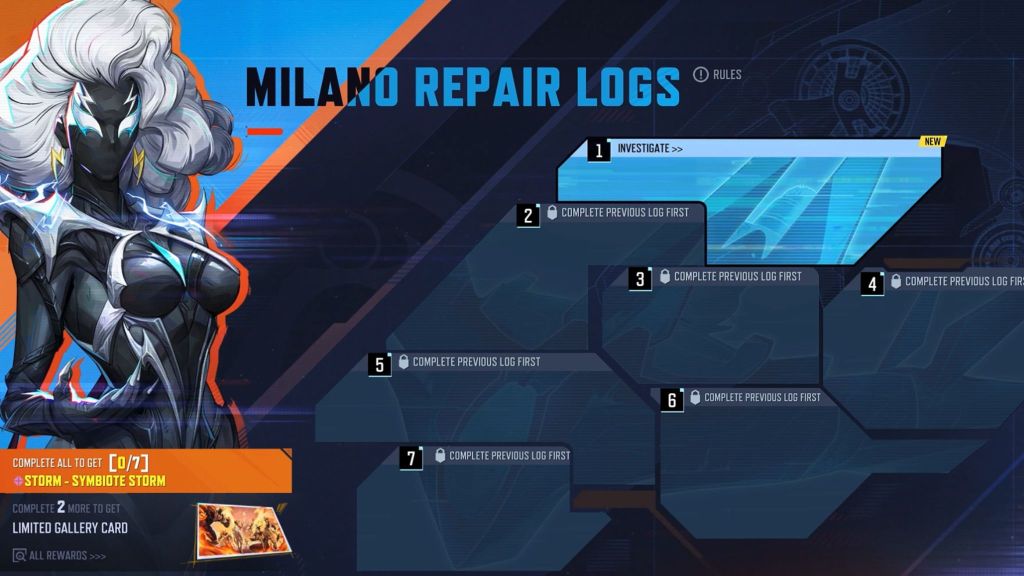 Marvel Rivals Milano Repair Logs
