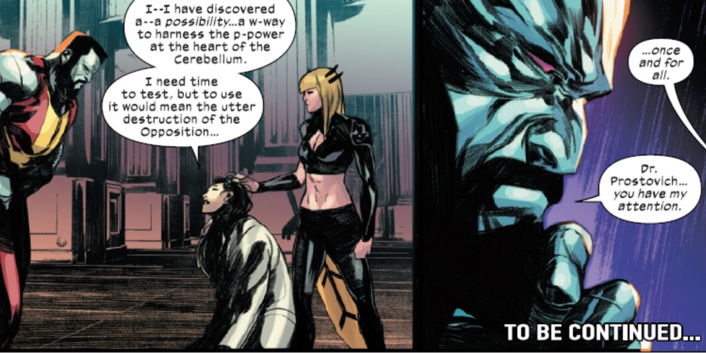 Dr. Porstovich reveals she can give teh Eurasian Republic the Phoenix Force