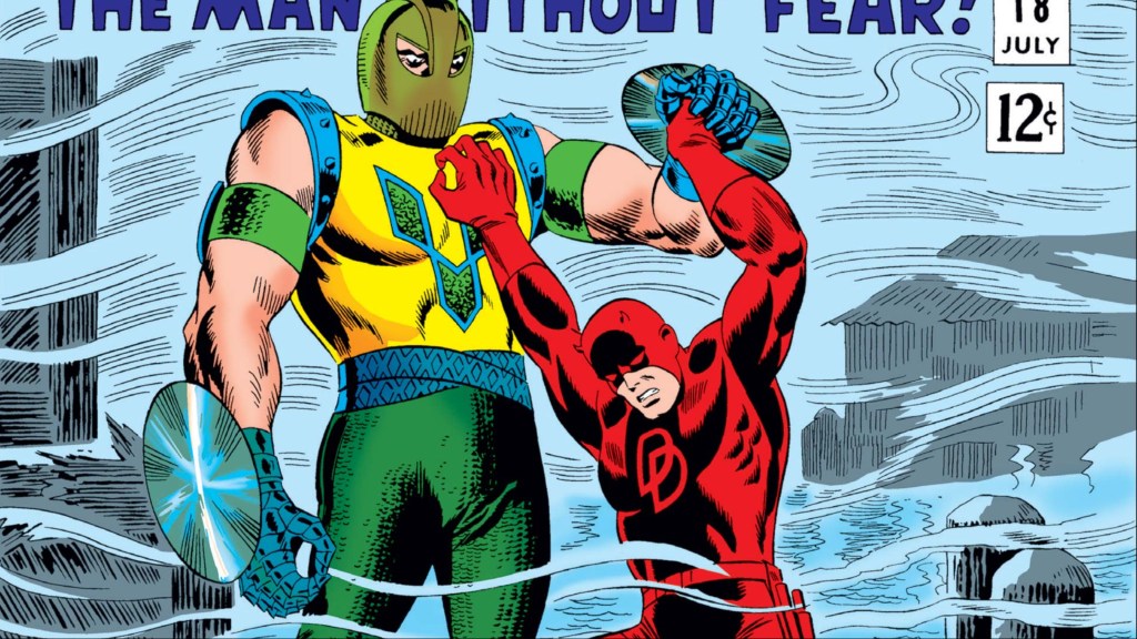 Gladiator battling Daredevil