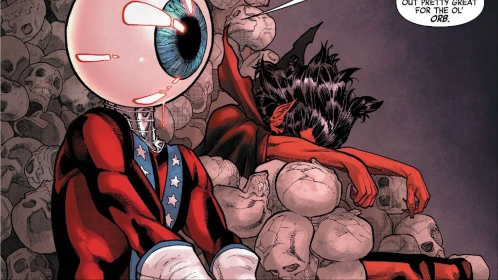 The Orb sitting with Mephisto