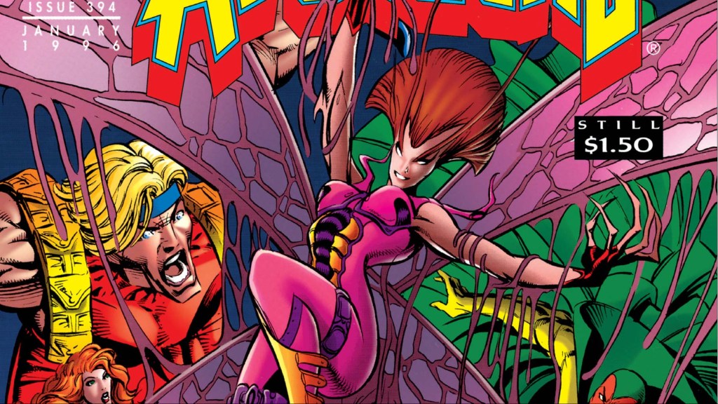 Wasp coming out a cocoon with a bug inspired look