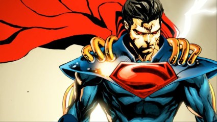 Superboy-Prime looking angry