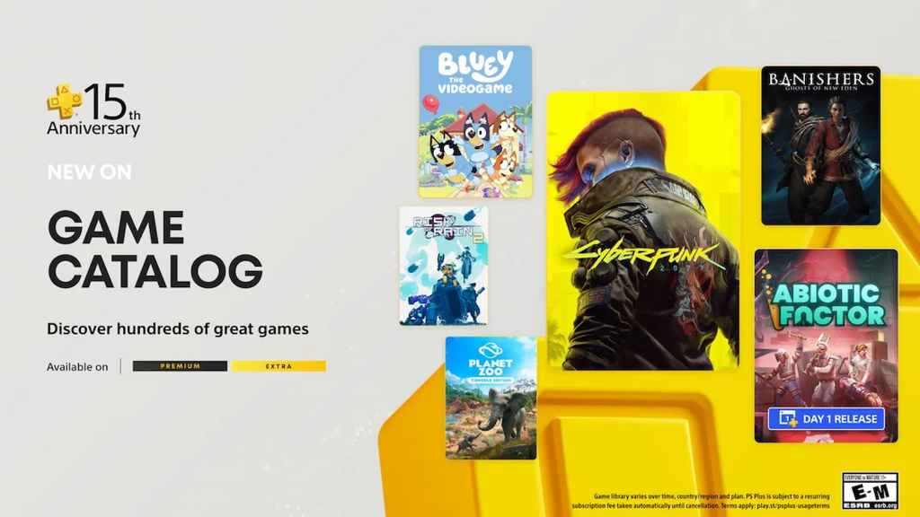 PlayStation Plus Extra and Premium Games July 2025